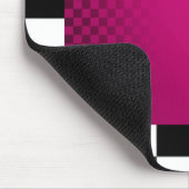 Karierter grafischer Stern Mousepad (Ecke)