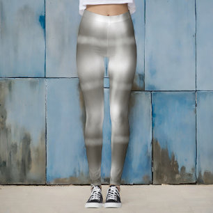 karierter, grauer Tartan-Aquarelltrendy Leggings