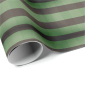 Karierter, grüner, brauner Grunge, beängstigender Geschenkpapier (Rolleneckpunkt)