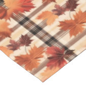 Karierter Herbstrückgang Tischdecke (Schrägansicht)