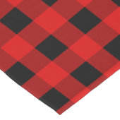 Karierter Holiday gingham Lo Großer Tischläufer (Ecke)