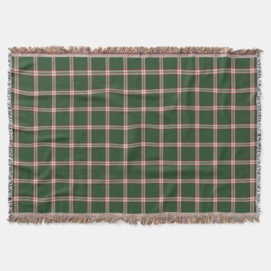 Karierter Holiday Throw Blanket Decke (Vorderseite)