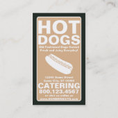 karierter Hot Dog Treuekarte (Rückseite)