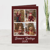 Karierter Individuelle Name und Text von Red & Bla Karte (Vorderseite)