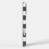 Karierter Karo Black and White Buffalo Case-Mate iPhone Hülle (Rückseite / Rechts)