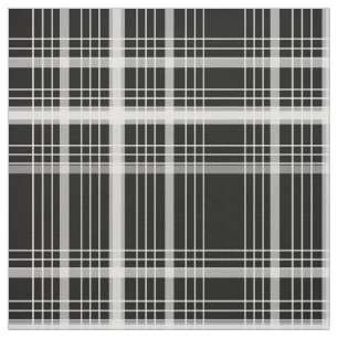 Karierter Karo für Schwarz-Grafik Stoff