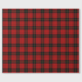 Karierter Karo Tartan Geschenkpapier (Flach)