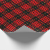 Karierter Karo Tartan Geschenkpapier (Ecke)