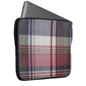 Karierter Laptop-Sieb Laptopschutzhülle (Vorne Rechts)