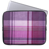 Karierter Laptop-Sieb Laptopschutzhülle (Vorderseite)