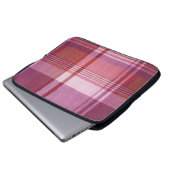 Karierter Laptop-Sieb Laptopschutzhülle (Vorne Knopf)