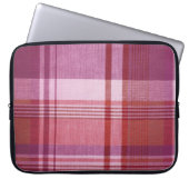 Karierter Laptop-Sieb Laptopschutzhülle (Vorderseite)