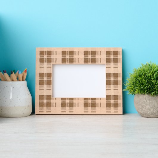 Karierter Laserstrahl Geätzte Rahmen (Vorderseite)