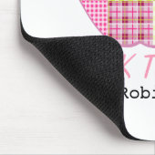 Karierter Lehrer Apples Pre-K Mousepad (Ecke)