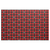 Karierter Lumberjack 1IR Monogramm Stoff (Yard (91,4 cm))