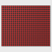 Karierter Lumberjack Tartan Geschenkpapier (Flach)