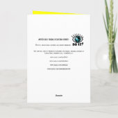 Karierter Mann 2 Vatertag Karte (Rückseite)