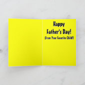 Karierter Mann 2 Vatertag Karte (Innenseite)