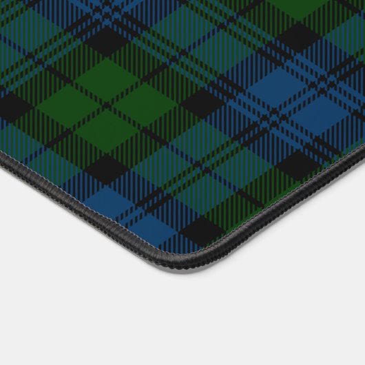 Karierter militärischer Campbell Tartan Rustikale  Schreibtischunterlage (Ecke)