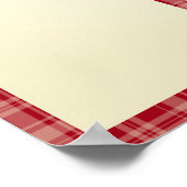 Karierter Mitarbeiter des Monats-Fotos in der benu Poster (Ecke)