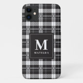 Karierter Monogramm-Tartan Case-Mate iPhone Hülle (Rückseite)
