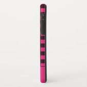 Karierter Name in Pink Case-Mate iPhone Hülle (Hinten/Links)