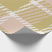 Karierter oder karierter Vintager Hintergrund oder Geschenkpapier (Ecke)