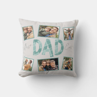 Karierter Papa Kissen