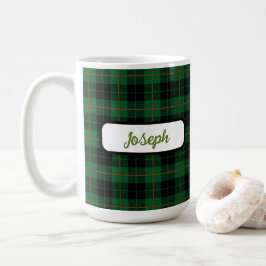 Karierter, personalisierter Tartan-Mug Kaffeetasse