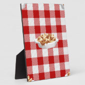 karierter Poutine Fotoplatte (Seite)