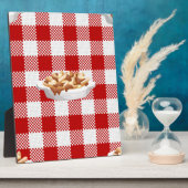 karierter Poutine Fotoplatte (Seite)