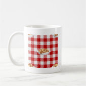 karierter Poutine Kaffeetasse (Links)