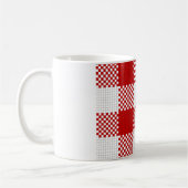 karierter Poutine Kaffeetasse (Links)