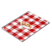 karierter Poutine Notizblock (Linke Seite)