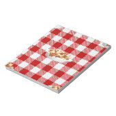 karierter Poutine Notizblock (Rotiert)