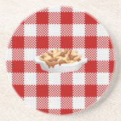 karierter Poutine Untersetzer (Vorne)