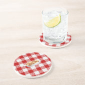 karierter Poutine Untersetzer (Seite)