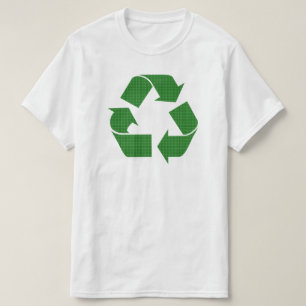 karierter recycle T-Shirt