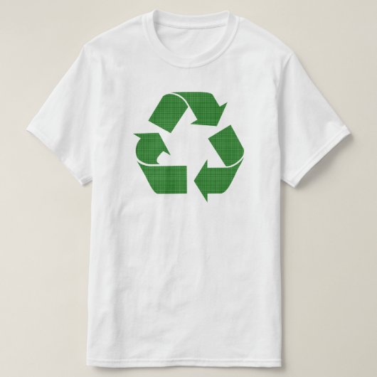 karierter recycle T-Shirt (Design vorne)