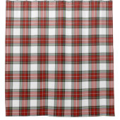 Karierter Red-Tartan-Karo Duschvorhang (Vorderseite)