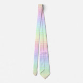 "Karierter" Regenbogen Krawatte (Rückseite)