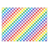 Karierter Regenbogen Tischdecke (Vorderseite (Horizontal))