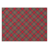 Karierter Roter Karo Rustikaler Tartan Tischdecke (Vorderseite (Horizontal))