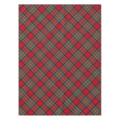 Karierter Roter Karo Rustikaler Tartan Tischdecke (Vorderseite)