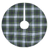 Karierter Rustikaler Clan Gordon Tartan Polyester Weihnachtsbaumdecke (Vorderseite)