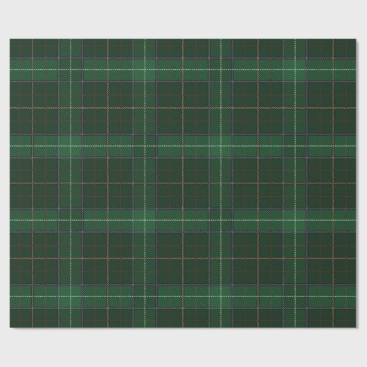 Karierter rustikaler Classic Tartan Geschenkpapier (Flach)