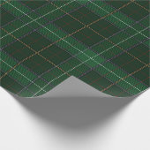 Karierter rustikaler Classic Tartan Geschenkpapier (Ecke)