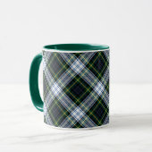 Karierter Rustikaler Grüner Clan Gordon Tartan Tasse (Vorderseite Links)