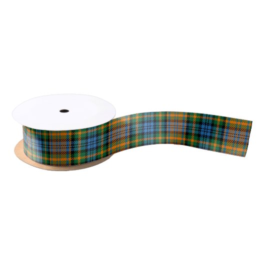 Karierter rustikaler Klassiker Fett Tartan Satinband (Spule)