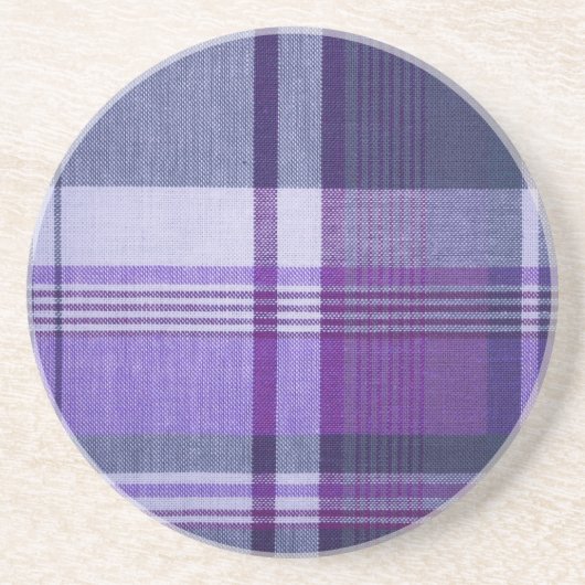 Karierter Sandstone-Untersetzer Sandstein Untersetzer (Vorne)